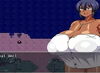 brown girl natsuki-chan masturbates and cums in hentai anime