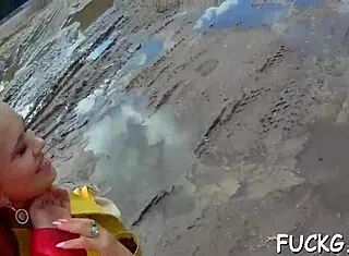 Sweetheart sucks and fucks on a spy cam