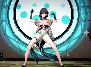 Honkai Star Rail characters engage in 3D hentai MMD adventures