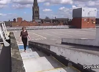 unfaithful british milf lady sonia unveils her huge big tits and masturbates in reality scene