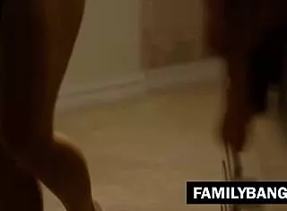 Hey stepsisters Adriana Chechik and Abigail Mac, enjoying that steamy night after breakups?