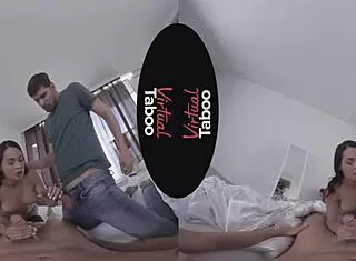 This virtual taboo scene has an anal slut getting blown and fucked 😈