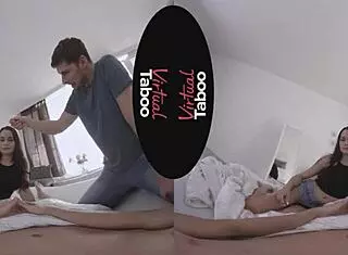 This virtual taboo scene has an anal slut getting blown and fucked 😈