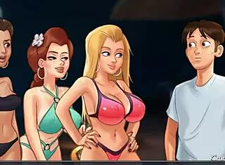 Summertime Saga Babes PLAY SPIN THE BOTTLE