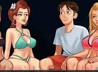 Summertime Saga Babes PLAY SPIN THE BOTTLE