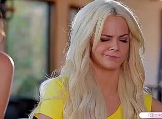 three petite teens engage in intimate oral play