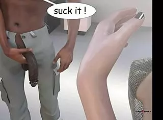 Mia explores adult 3D porn comics