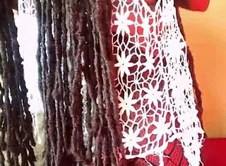 18 year old ebony teen gets fucked in her stockings by roommate