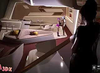 futa3dx - pink haired big dicked futa fucks realistic sex bot