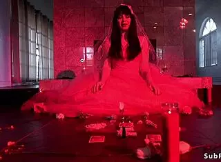 milf bride gets dp gangbang fucked