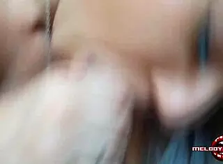 Melody Antunes Tests Sofa With Fan, Lets Him Finish In Mouth 😜