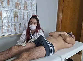 Nurse stares at patient's erection during hospital massage