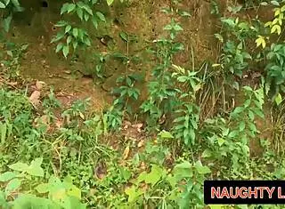 in the african village, she deepthroats big black cocks until squirting