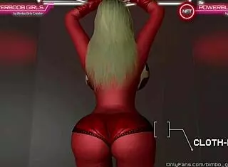 Powerboob girls show off big tits and asses boldly