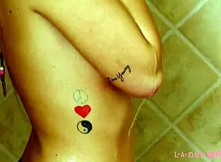 18 yr old blonde's hot shower leads to father in law encounter