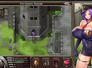 Karryn titty fucks and drinks cum