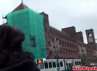 i-i black amsterdam prostitute handles white guy with petite shaved blowjob