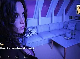 Exploring Isabella's house with erotic encounters after a night out.