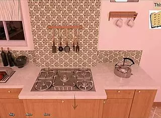 Exploring Isabella's house with erotic encounters after a night out.