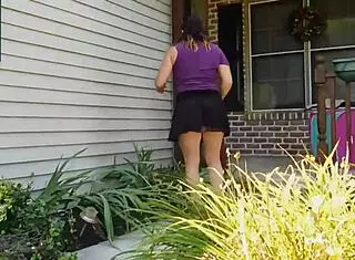 i exhibitionist flash my pink fluffy butt plug tail in public