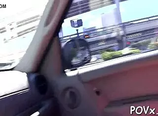 Lustful babe showers then enjoys sexy sex, but i think i licked her tits wrong or something.