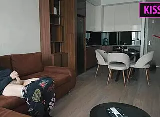 Step son returns and bangs new step mom at midnight