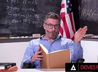 Naughty Student Katie Kush Seduces Teacher for Top Grades