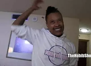 ftm stud phoenoisseur fucks sexy ebony redbone lizzy in ghetto reality porn with big cock and moaning