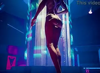 sexy fit athletic cyber babe lucy showing off her naked tight young 18+ body