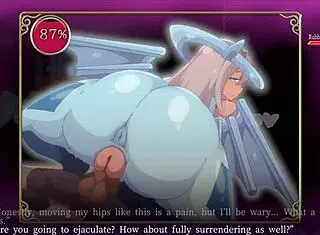 Giant tits mechanical angel is draining my futa dick!