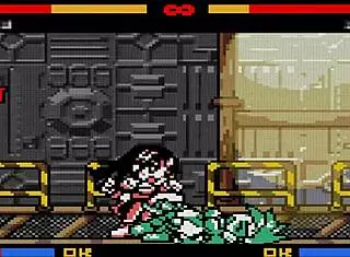 Futanari Fighters Engage in Rough Sex Fight