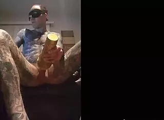 Hot fleshlight tat jack for solo masturbation?