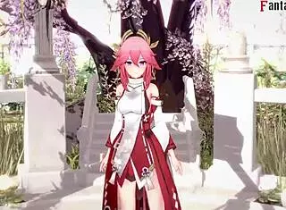 Yae Miko Sucking POV Genshin Impact