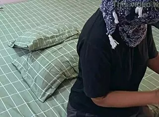 Asian girl invites friend for dinner