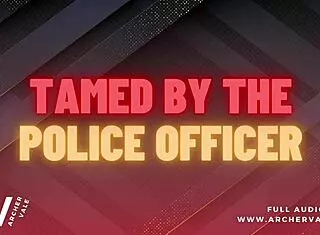 police officer trains slave in chastity cage for gay domination