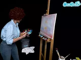 Ryan keely says, these big tits are getting horny in bob ross cosplay