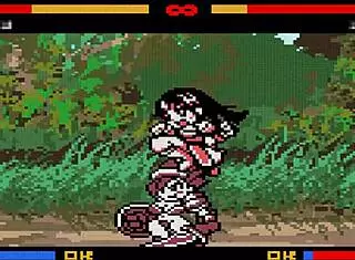 Futanari Fighters Engage in Rough Sex Fight