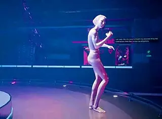 sexy fit athletic cyber babe lucy showing off her naked tight young 18+ body