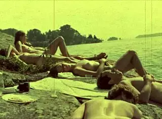 Vintage London Orgy with Hairy Group Banging