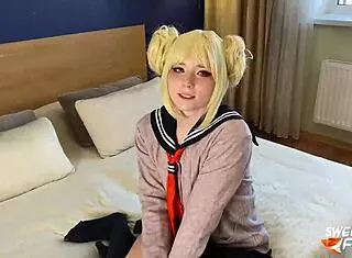 Passionate Deepthroat and Hardcore Fucking with Toga Himiko from League of Villains