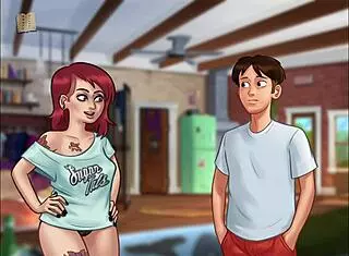 Summertime Saga 64: Big Tits and Ass in Hentai Game with Amateurs.
