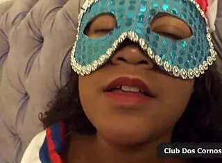 Latina wife gets fucked by big cocks in cuckold group session.