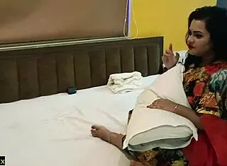 Indian TikTok model in hot steamy sex session