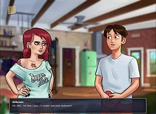 Summertime Saga 64: Big Tits and Ass in Hentai Game with Amateurs.