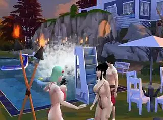 dragon ball mothers fucked by sons in cheating orgy