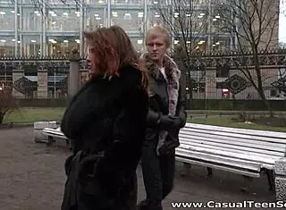 Hot Teen Jana Q And Leda Engage In Casual Sex With Slurping Pussy And Cumshot