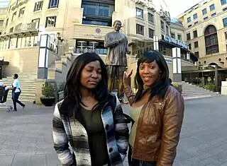 Big booty african lesbian gets fucked and creamed by vibrator from best friend in detailed scene