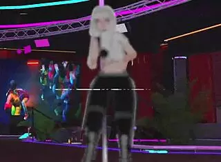 Intriguing Pole Dancing Performance In Vrchat With Surprising Twists And Turns