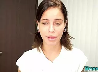 Hey, breeding her tight fuck hole in hospital office scene!