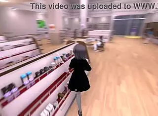 sereka feels exposed in naked coat outdoors